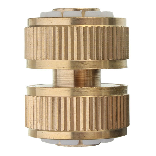 Reparador de mangueira de jardim de latão de 1/2",Reparador de mangueira de jardim de latão de 1/2"