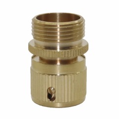 3/4" male brass garden hose quick connector,Brass 3/4" male thread quick connector