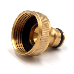 Brass 1 inch garden tap connector,Brass 1" garden hose tap connector