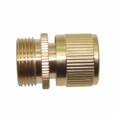 3/4" male brass garden hose quick connector,Brass 3/4" male thread quick connector