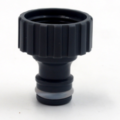 Plastic 3/4" garden hose tap connector,3/4" female thread water hose adapter