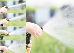 Garden 2-Way Water Hose Nozzle,Plastic 2-way garden water spray gun