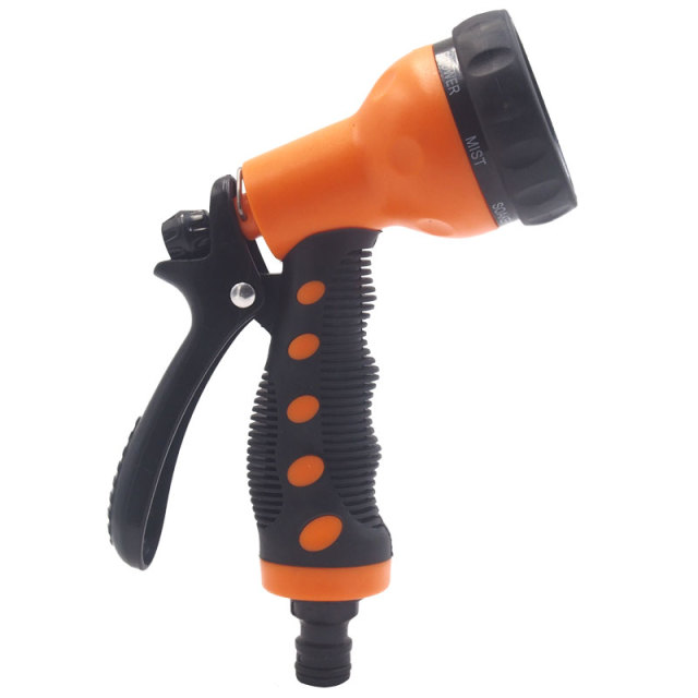 Plastic 7 Pattern Trigger Nozzle Set,Plastic multi-function garden water nozzle set