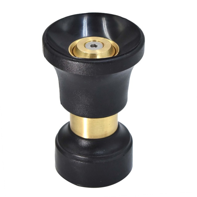 Hochleistungs-Gartendüse im Feuerwehrmann-Stil,Hochleistungs-Schlauchdüse aus Messing im Feuerwehrmann-Stil