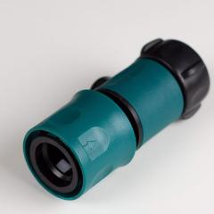 ガーデンホース メスネジクイックコネクタ バルブ付き,プラスチック製メス水ホース遮断バルブ