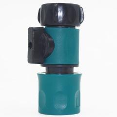 ガーデンホース メスネジクイックコネクタ バルブ付き,プラスチック製メス水ホース遮断バルブ