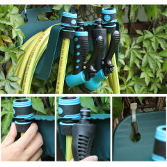 15M Garden Water Hose Holder,Plastic wall mounted garden hose hanger