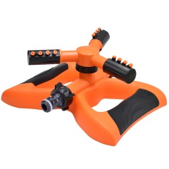 ガーデンウォーター 3アームロータリースプリンクラー,プラスチック製3アーム回転式散水器