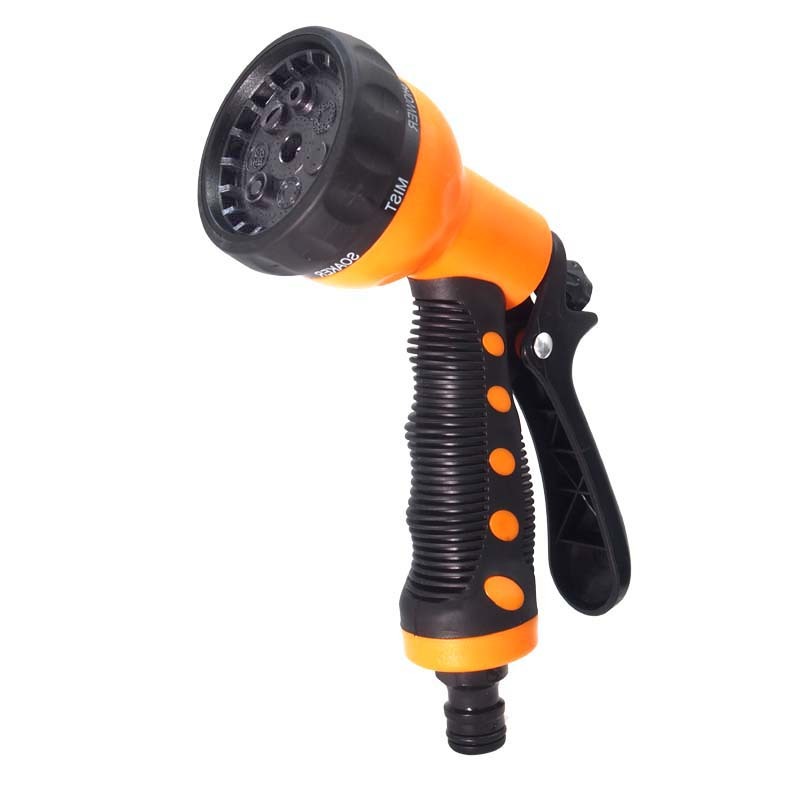 Plastic 7-Way Garden Water Spray Gun,Plastic 7-pattern garden water hose nozzle