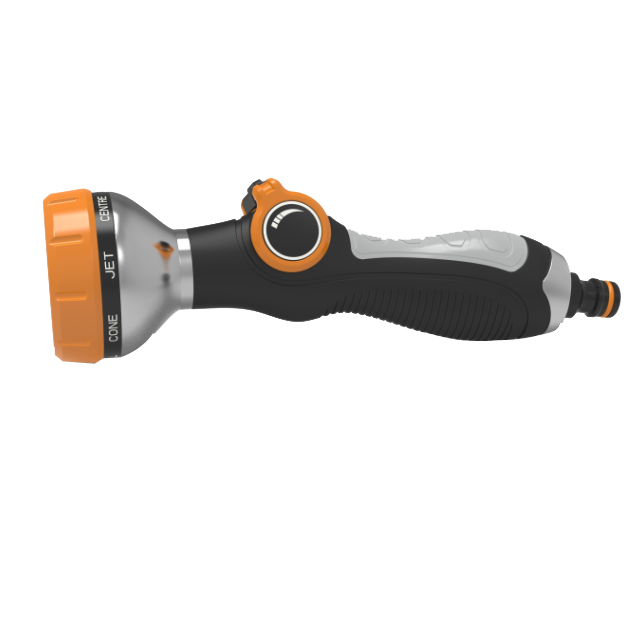 Gartenwasserschlauchdüse mit mehreren Mustern,Garten-Wassersprühdüse mit Daumenventil aus Kunststoff