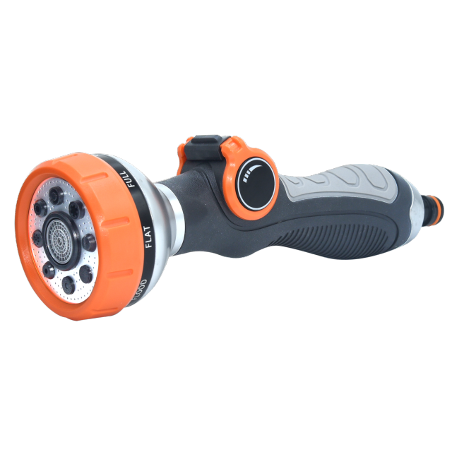 Gartenwasserschlauchdüse mit mehreren Mustern,Garten-Wassersprühdüse mit Daumenventil aus Kunststoff