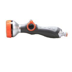 Multi-pattern garden water hose nozzle,Plastic 8-pattern thumb valve nozzle