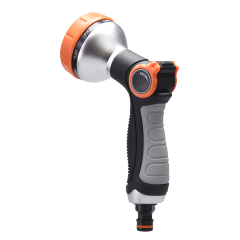 Garten-Wasserspritzpistole mit 8 Mustern und Daumenventil,Wasserdüse aus Kunststoff mit 8 Mustern und Daumensteuerung