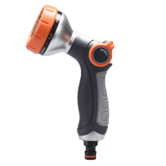 Garten-Wasserspritzpistole mit 8 Mustern und Daumenventil,Wasserdüse aus Kunststoff mit 8 Mustern und Daumensteuerung