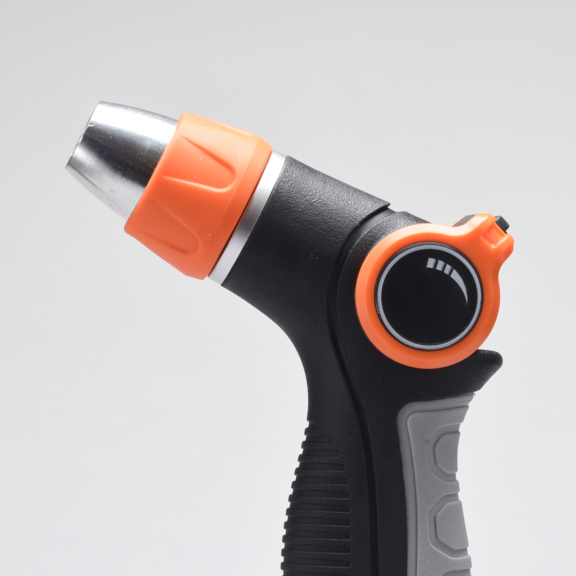 Thumb Valve Portable Garden Water Nozzle,Plastic adjustable garden spray nozzle with thumb valve