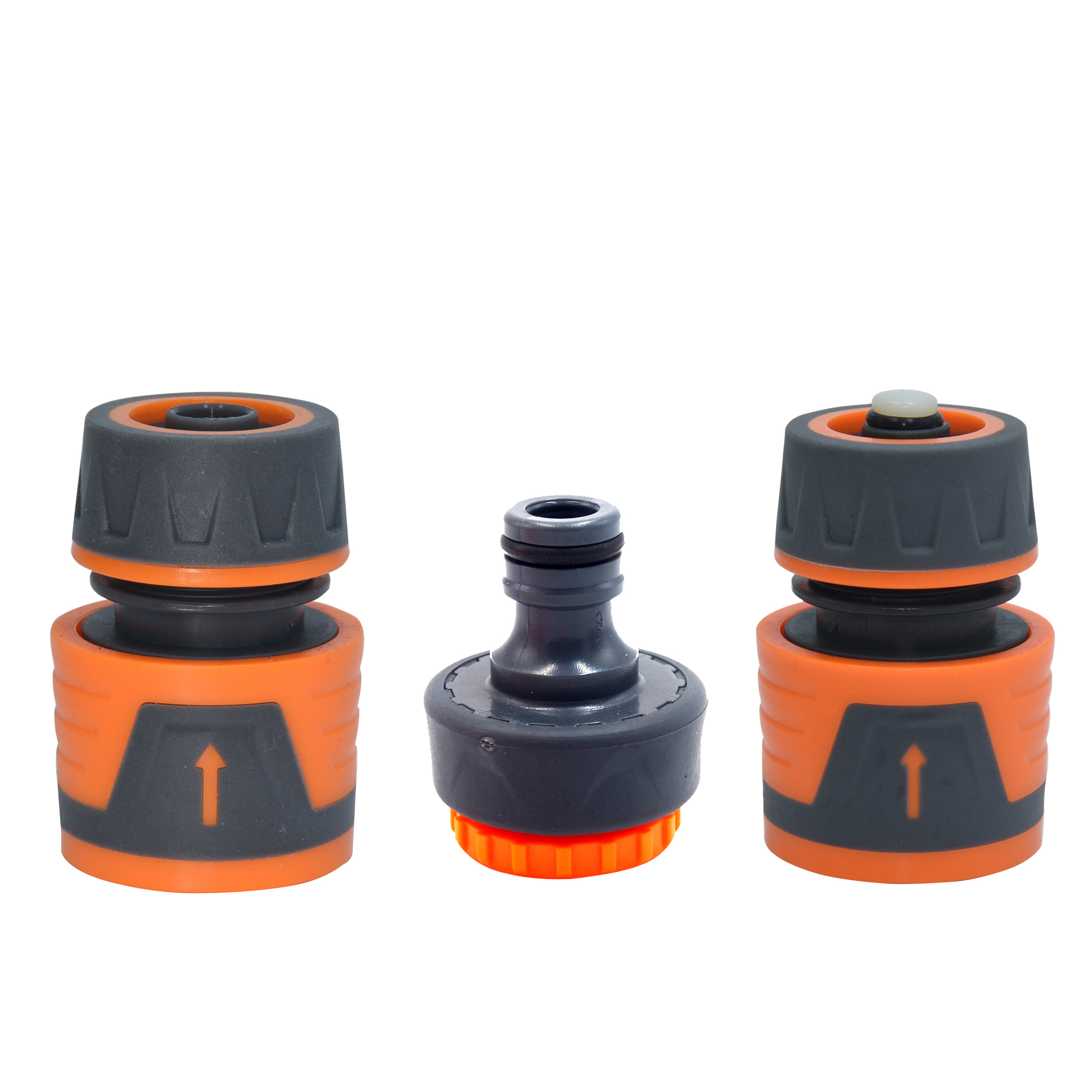 Gartenschlauch weich 1/2" Schnellverbinder-Set,Schlauch-Schnellverbinder-Set, Gartenschlauch-Schnellverbinder-Set, Gartenschlauch-Schnellkupplungs-Set, Gartenschlauch-Adapter-Set, Gartenschlauch-Anschluss-Set