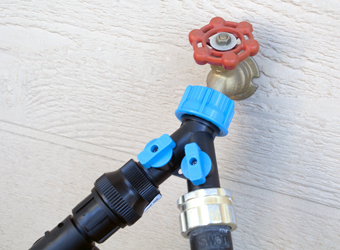 Conector en Y de metal con válvula de cierre,Divisor de manguera de jardín en Y, divisor de manguera, divisor de manguera de 3 vías, divisor de manguera de 2 vías, divisor de agua de 2 vías, divisor de manguera de jardín de 2 vías, hecho en China