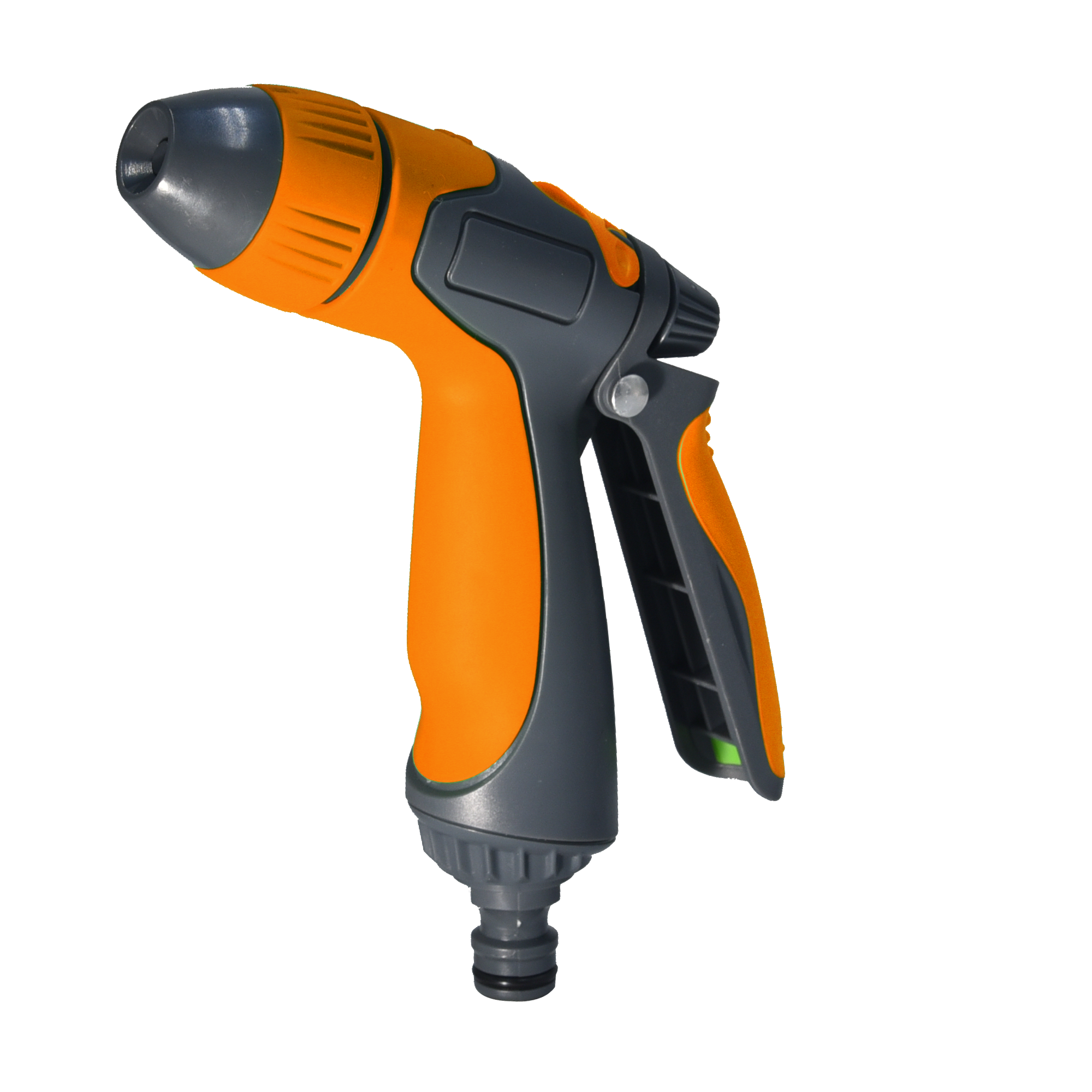 Plastic 10 pattern garden hose nozzle,Plastic 2-way garden water hose nozzle with shut off