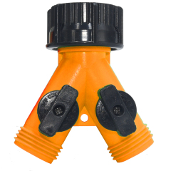 Plastic Garden Water Hose Y Connector,hose splitter,y hose connector,faucet splitter,garden splitter tap,metal garden splitter hose accessories,3 way hose splitter,water hose vavle,
