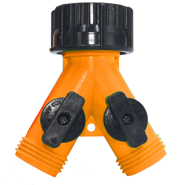 Plastic Garden Water Hose Y Connector,hose splitter,y hose connector,faucet splitter,garden splitter tap,metal garden splitter hose accessories,3 way hose splitter,water hose vavle,
