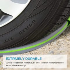 5/8"Graden-Wasser-Hochleistungsschlauch,5/8" Gartenwasser-Hochleistungsschlauch mit Messing-Schlauchanschluss und Knickschutz