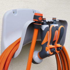 Plastic 30M garden water hose wall mount holder,Plastic 30M wall mountain garden hose hanger