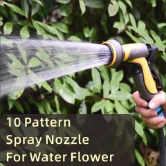 Plastic 10-function garden water spray nozzle,Plastic 10-function garden water spray nozzle