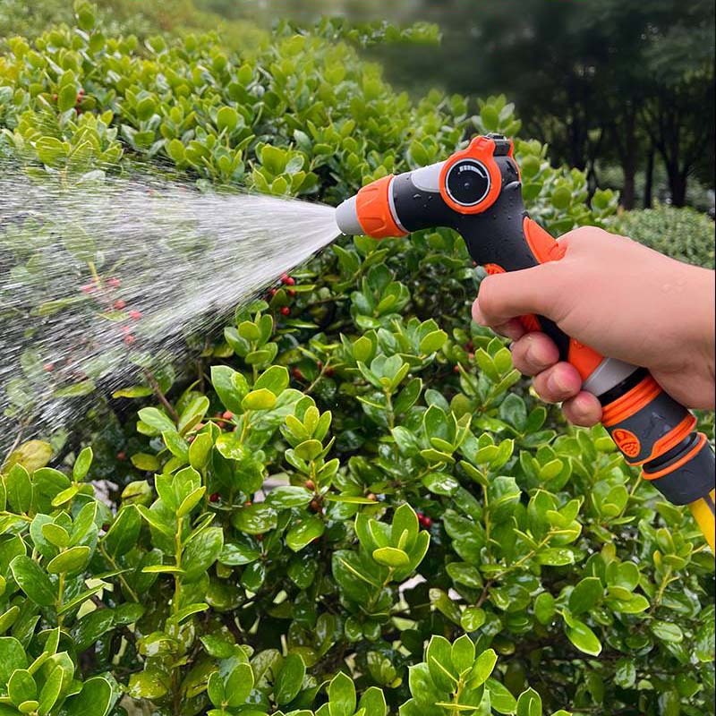 Thumb valve 2-way garden water spray gun,Plastic garden water spray gun nozzles with thumb valve