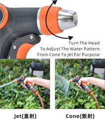 Plastic 2-way Garden Trigger Nozzle,Plastic multi-function Garden Trigger Nozzle