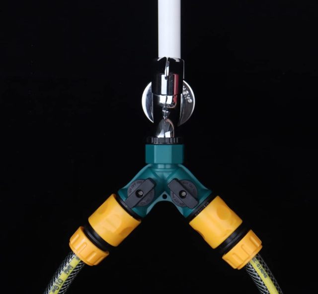 Plastic Garden Hose Y Splitter,Plastic Y 2-way garden hose splitter