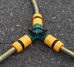 Plastic Garden Hose Y Splitter,Plastic Y 2-way garden hose splitter