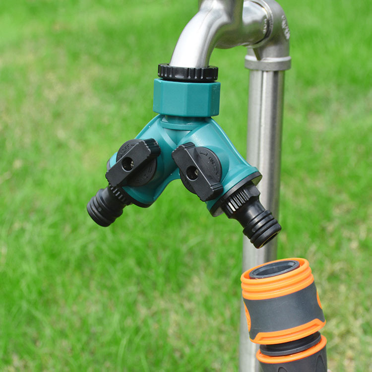 Kunststoff-Gartenschlauch-Y-Verteiler,Kunststoff Y 2-Wege-Gartenschlauchverteiler