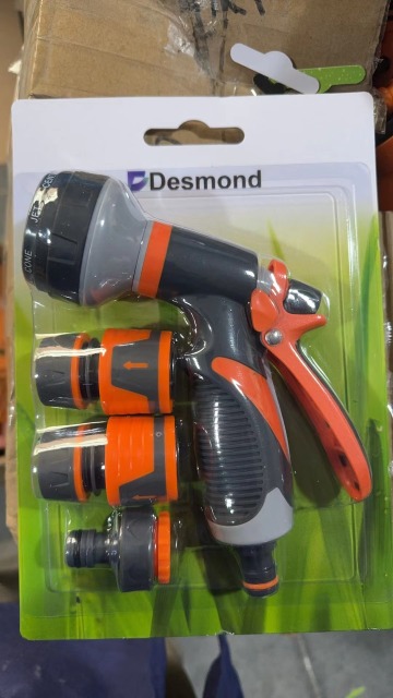 Plastic 8 Pattern Garden Water Hose Nozzle Set,8-Pattern Garden Water Spray Gun Set