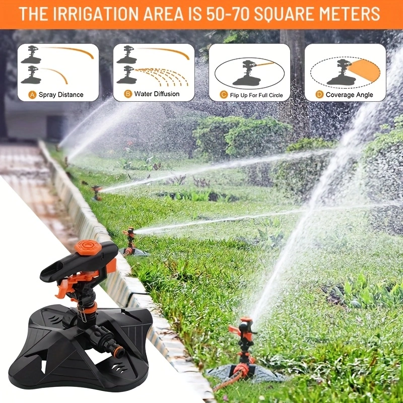 Plastic Garden Water Hose Impulse Sprinkler For Lawn,Plastic impulse Lawn Spray Sprinkler