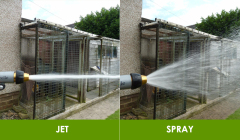 金属製2パターンガーデンホースノズル,金属製2ウェイガーデンウォータースプレーノズル