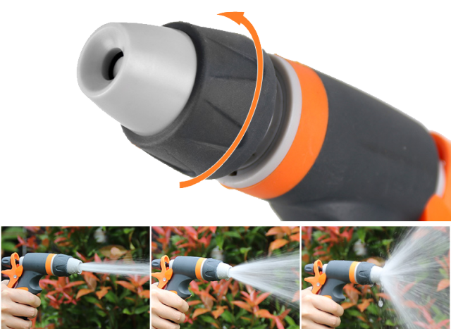プラスチック製2ウェイガーデンウォーターホースノズル,プラスチック製2ウェイガーデンウォータースプレーノズル