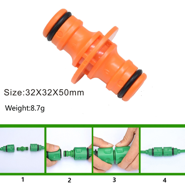 Plastic 2-way garden hose connector,Plastic 2-way garden hose connector