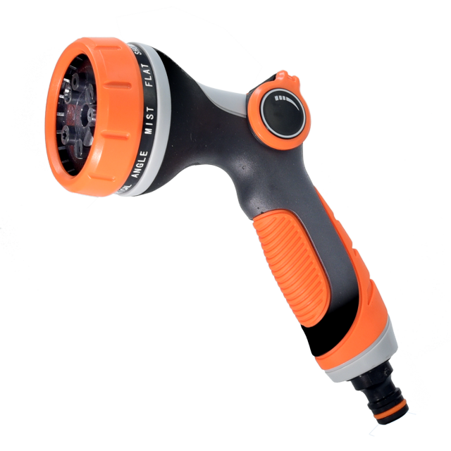 プラスチック製10パターンガーデンスプレーガン,ガーデンウォータースプレーガン 10パターン