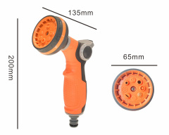 プラスチック製8パターンガーデンウォータースプレーガン,プラスチック製8パターンガーデンウォータースプレーガン