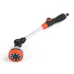 Varilla rociadora de agua para jardín con 10 patrones,Boquilla rociadora de jardín de 8 patrones