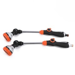 Varilla rociadora de agua para jardín con 10 patrones,Boquilla rociadora de jardín de 8 patrones