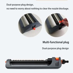 19 Löcher Gartenwasser-Oszillationsrasensprenger,19 Löcher Gartenwasser-Oszillationsrasensprenger