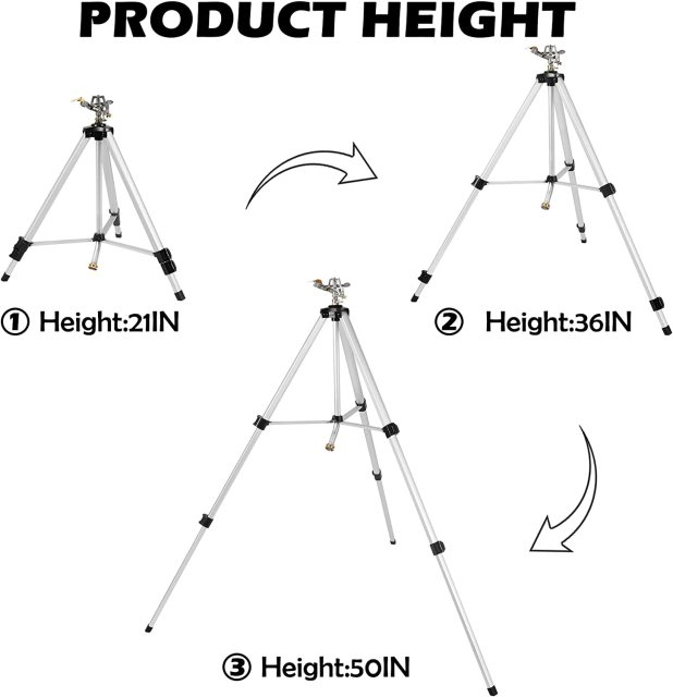 三脚ベース付き高耐久性衝撃スプリンクラー,三脚ベース付き高耐久性衝撃スプリンクラー