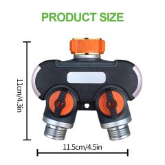 2 Way Garden Hose Splitter | Leak-Proof Water Hose Connector,2 Way Garden Hose Splitter | Leak-Proof Water Hose Connector
