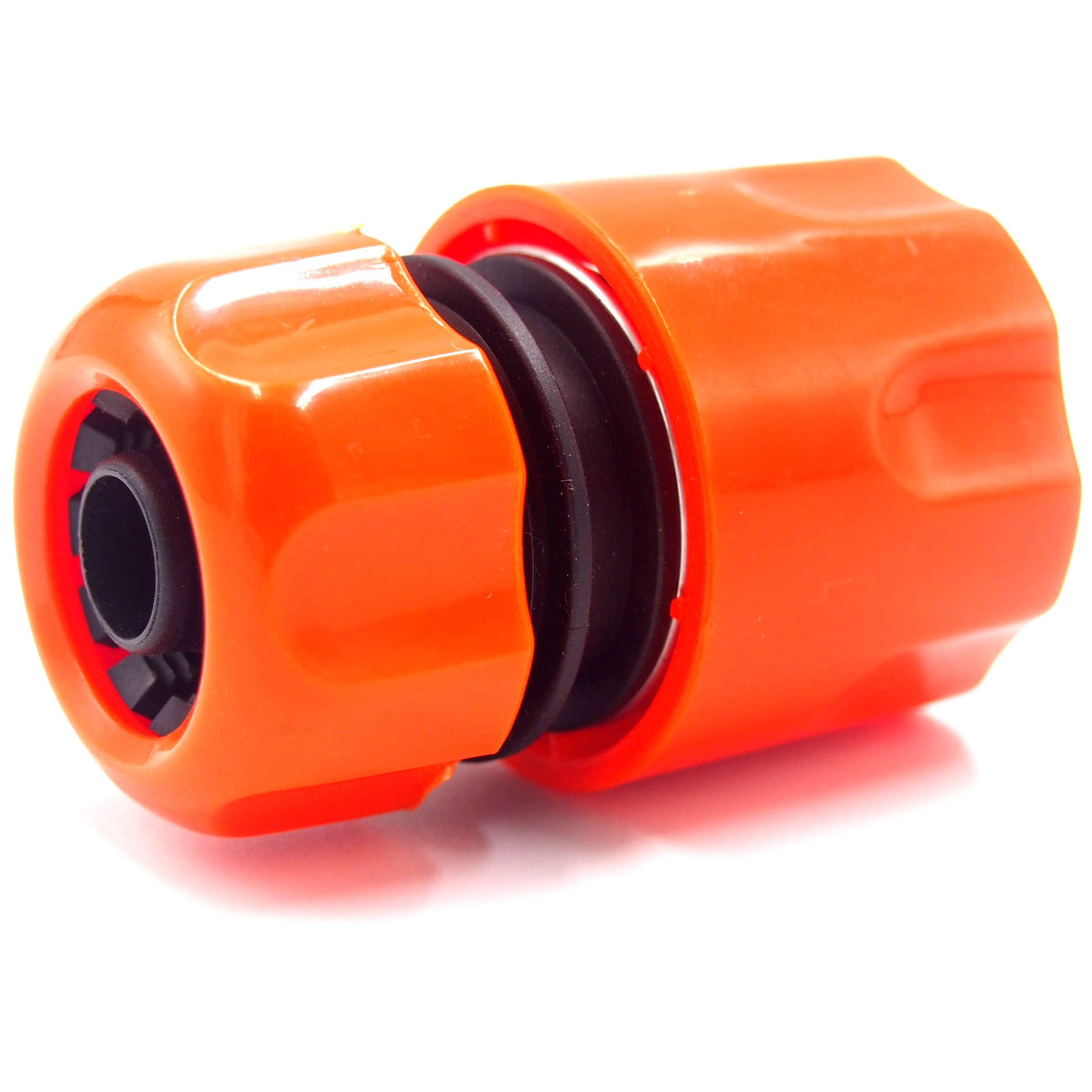 プラスチック製 1/2インチ ガーデンホース クイックコネクタ（中国製）,プラスチック製 12mm ガーデンホース クイックコネクタ