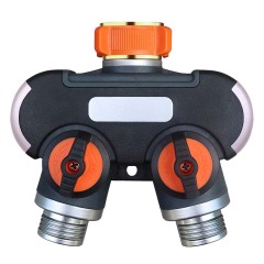 2 Way Garden Hose Splitter | Leak-Proof Water Hose Connector,2 Way Garden Hose Splitter | Leak-Proof Water Hose Connector