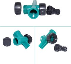 360° 3アーム回転式ガーデンスプリンクラー（金属スパイク付き）芝生・庭の灌漑に,3アーム回転式ガーデンスプリンクラー（金属スパイク付き）｜360°灌漑