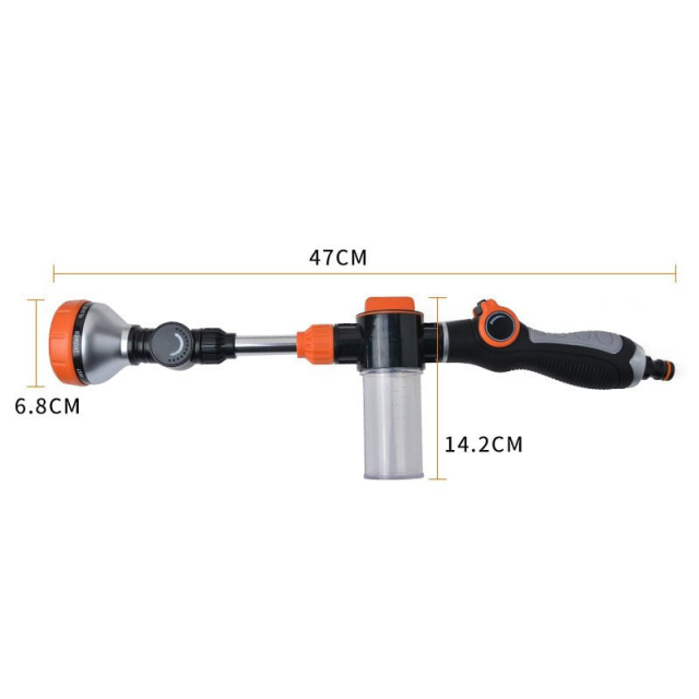プラスチック製8パターンガーデンスプレーガン（石鹸付き）,プラスチック製8パターンガーデンスプレーガン（石鹸付き）