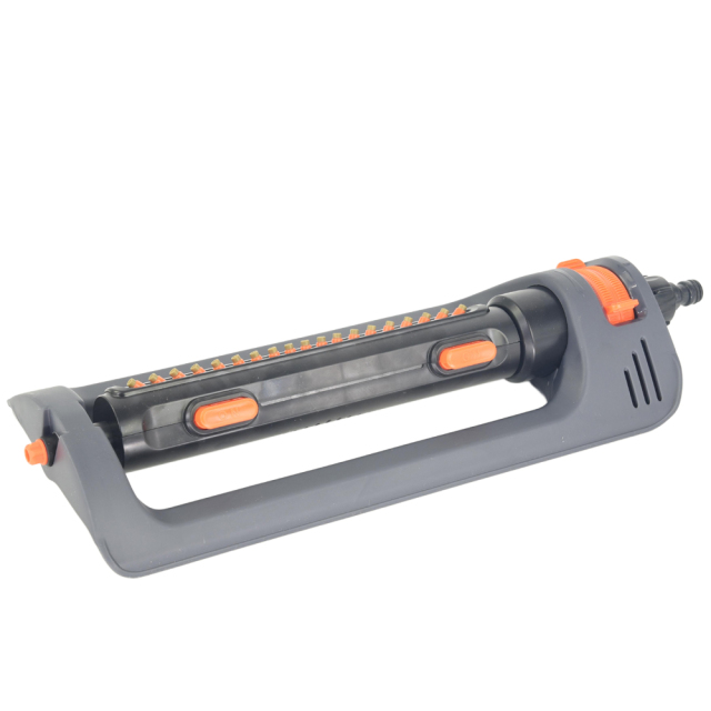 Oszillierender Rasensprenger mit 19 Düsen für Rasen und Garten,Oszillierender Gartensprenger mit 19 Düsen – Große Wasserabdeckung