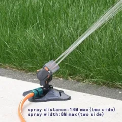 16 holes garden water oscillate Sprinkler for lawn irrigation,16 Holes Oscillating Sprinkler, Adjustable Garden Lawn Water Sprinkler